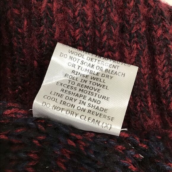 Papillon Red Dress Cowl Turtleneck Sweater Dress Size XL New Without Tag - Picture 8 of 8